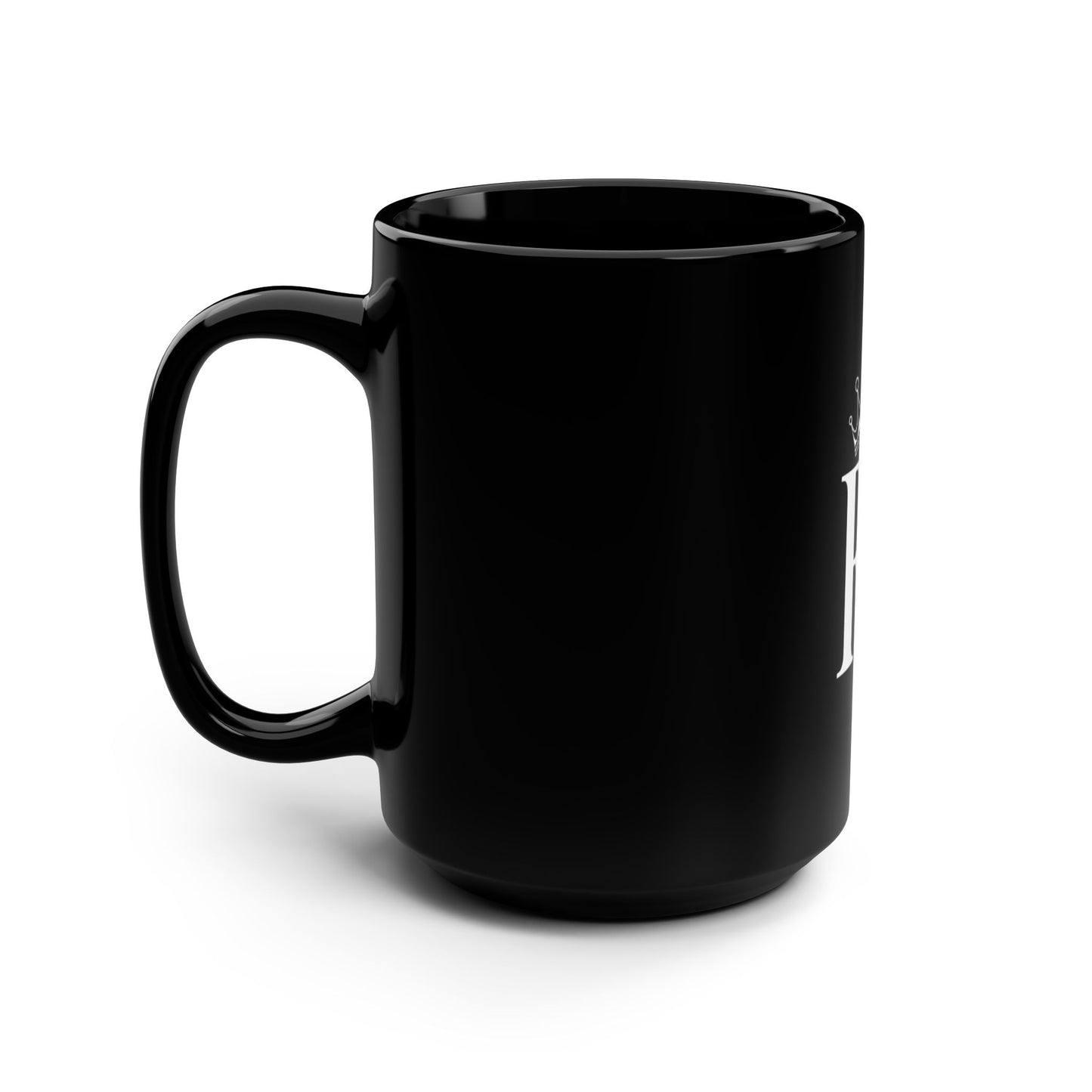 Rich society Black Mug, 15oz