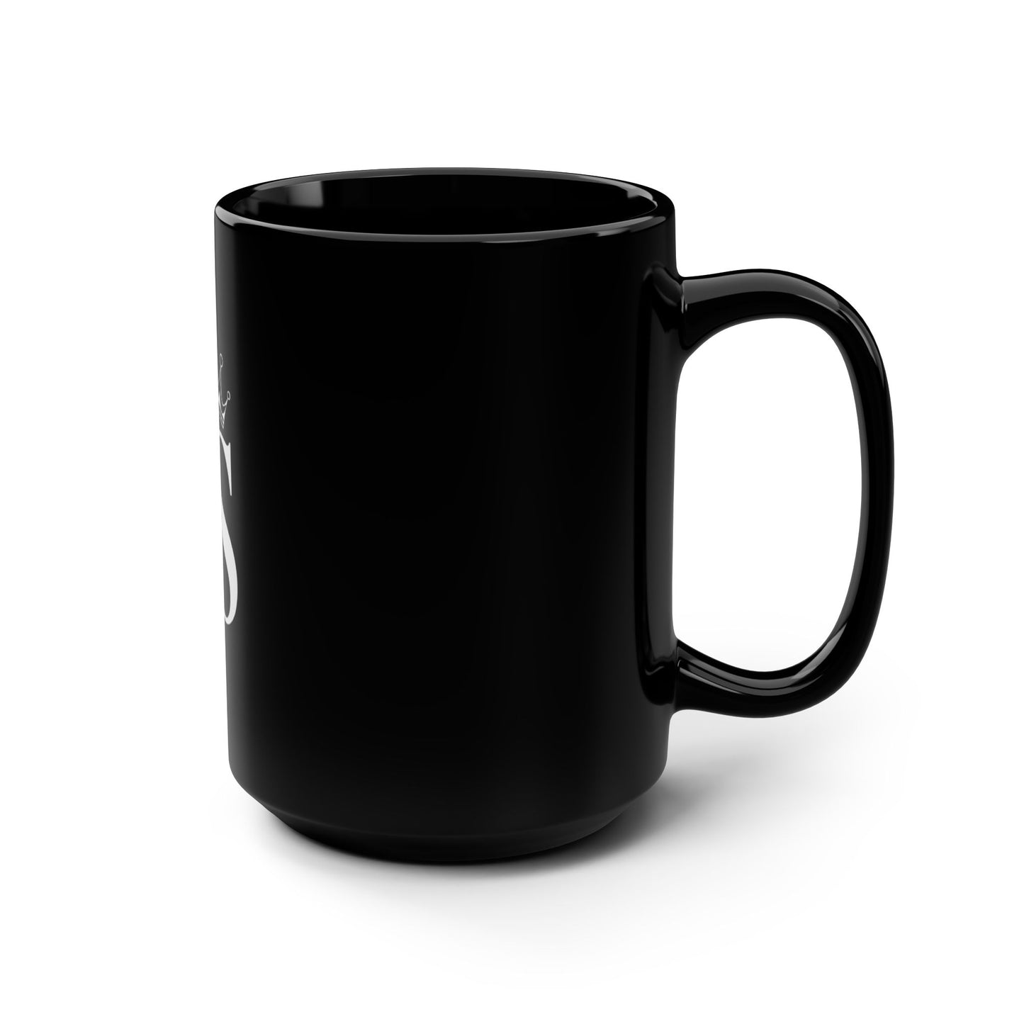 Rich society Black Mug, 15oz